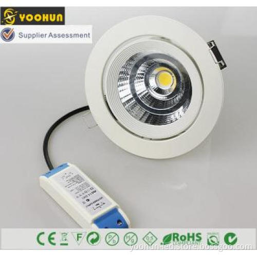 gimbal led downlight,cob led gimbals light for shop